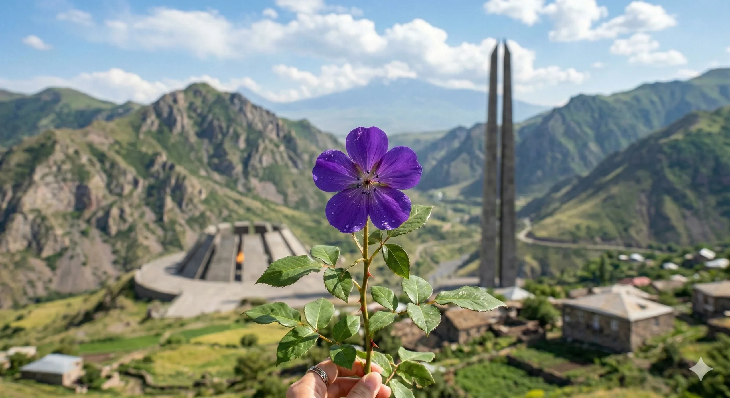 Armenian flowers ,forget me not ,purple flower armenian national flower forget-me-not anmoruk genocide memorial symbol
