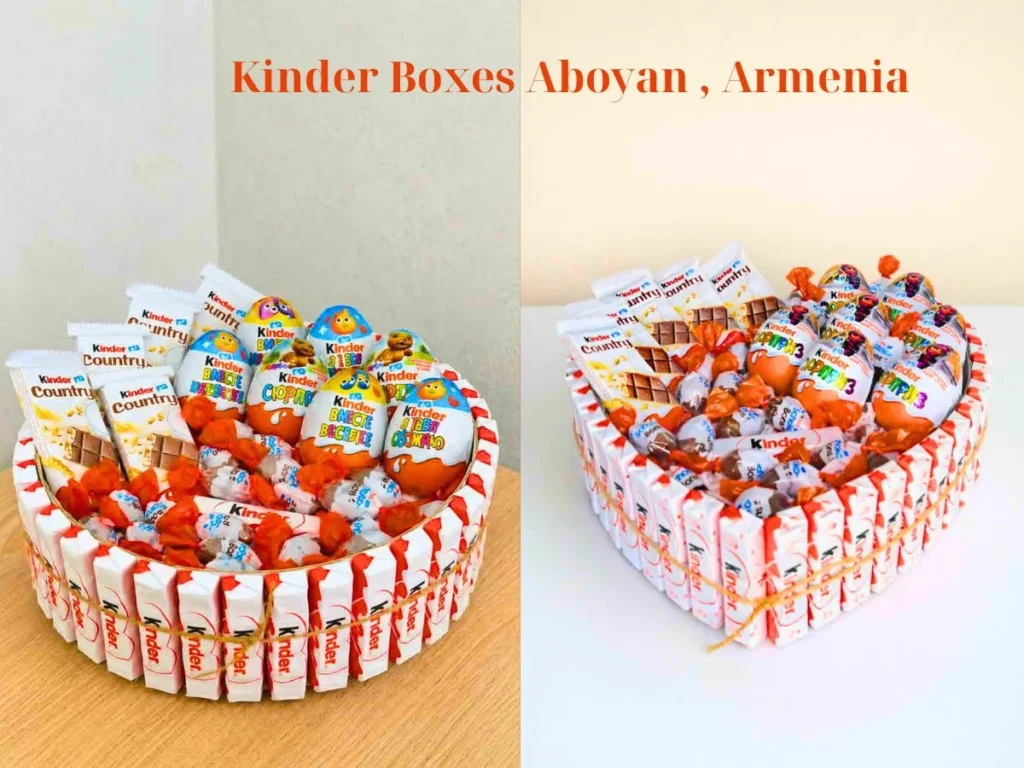 Kinder gift boxes for birthdays and events abovyan ,yerevan ,Armenia