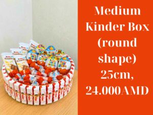 Round Kinder gift box Abovyan Armenia 
