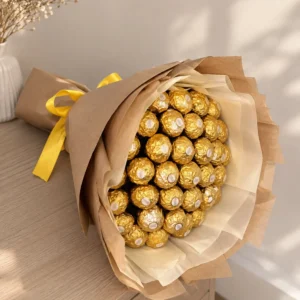 Շոկոլադե փունջ՝ Ferrero Rocher Կոնֆետներով
